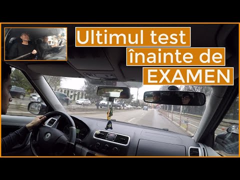 Ultimul test inainte de examen. Scoala de soferi. #permisdeconducere #examenauto #scoaladesoferi