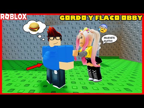 Gordo Y Flaco Obby 2 Jugadores! No Puedo Con El Gutti Gordoso!🥴🤭