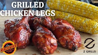 BUDGET FRIENDLY, EASY AND DELICIOUS!!  Grilled/BBQ chicken legs. @ZGrills @HeathRilesBBQ