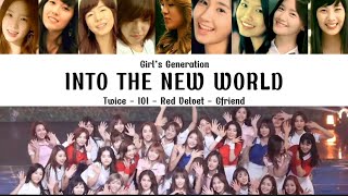 Download lagu Into the New World - Girl’s Generation x Twice x IOI x Red Velvet x Gfriend [ COLOR CODED ] mp3