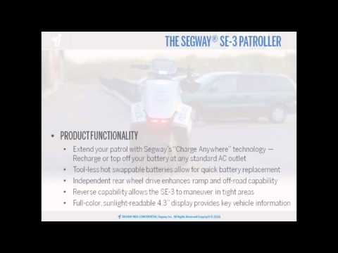 Segway's New SR-3 Three-wheeler Police Patroller - autoevolution