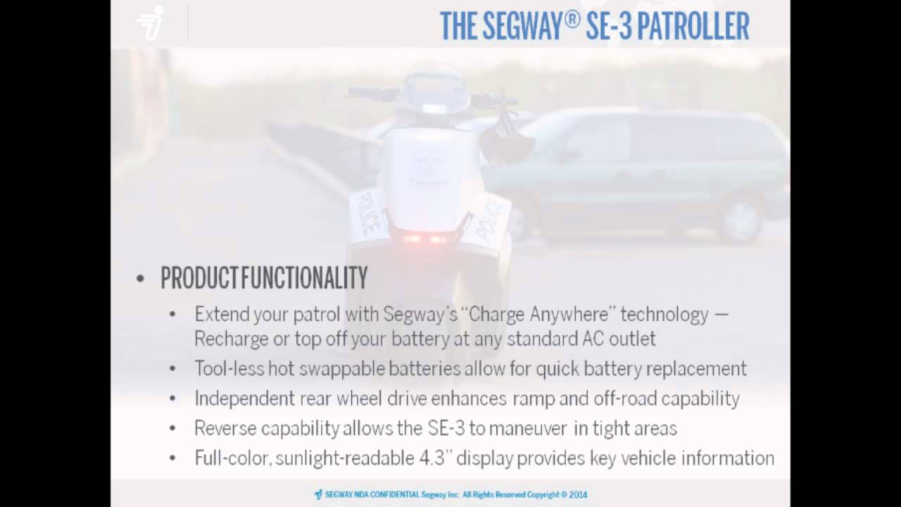 Segway Cop Segway's New SR-3 Three-wheeler Police Patroller - autoevolution