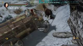 Skyrim: Dark Souls Edition - тест повозки