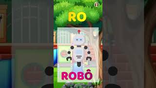 Palavrinhas com R - RA, RE, RI, RO, RU #shorts