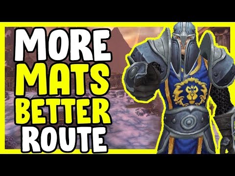 Getting More Mats Per Hour In WoW BFA 8.3 - Gold Farming, Gold Making Guide
