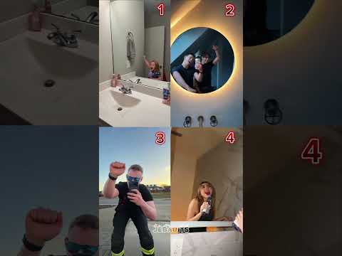 Dancing in the mirror trend~ Which one do you like 1, 2, 3, 4? #dancinginthemirrortrend #viraltiktok