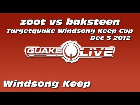 zoot vs baksteen - Targetquake Windsong Keep Cup [Dec 5 2013] (Quake Live Shoutcast)