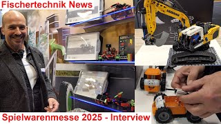 Fischertechnik-News @ Spielwarenmesse 2025 –Liebherr R938, Junior Pro/Max, Universal Ultimate, MINT