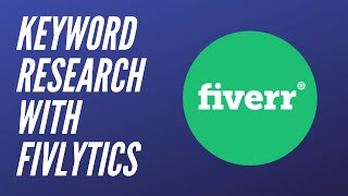 Download lagu How to use fivlytics chrome extension for Fiverr Keyword Research and more mp3 Download lagu How to use fivlytics chrome extension for Fiverr Keyword Research and more mp3