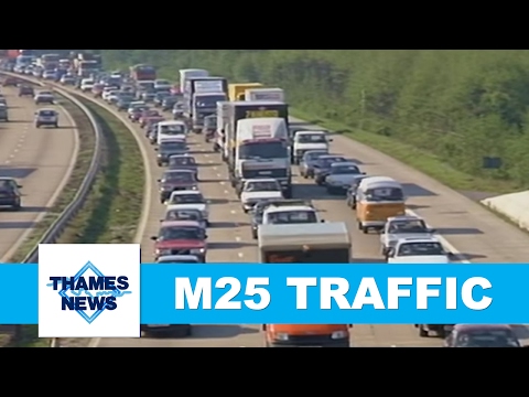 The M25: Traffic | Thames News Archive Footage