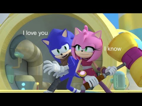 Sonic and Amy being in love with each other in Sonic Boom