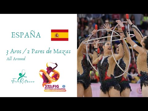España 3 Aros/4 Mazas - Campeonato del Mundo Baku 2019