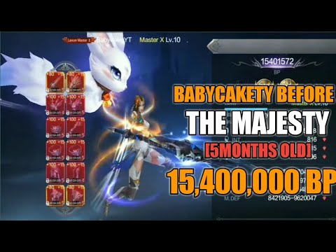 BABYCAKEYT 5MONTHS WITH 15,400,000 BP BEFORE THE MAJESTY CHARACTER REVIEW