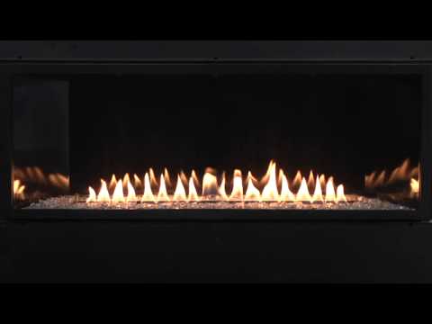 Empire Comfort Systems Boulevard 36” Vent-Free Linear Fireplace with IPI Electronic Ignition and Thermostat Remote, Natural Gas (VFLB36FP90N)