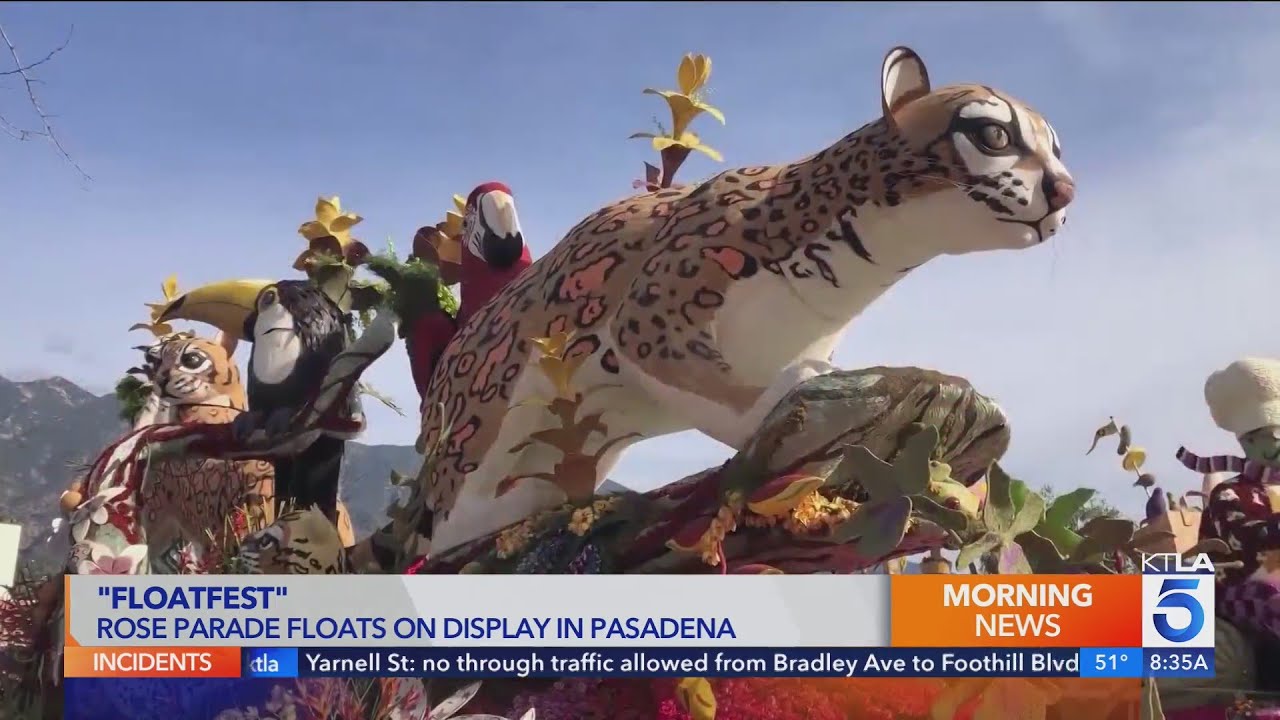 See the Rose Parade floats and smell the roses at 'Floatfest' in Pasadena