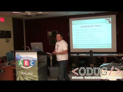 ODUG 20090908 - Will Strohl Presents the DotNetNuke Core Blog Module  - Part 1