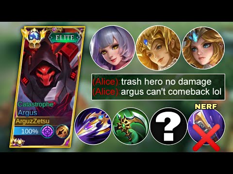 ARGUS NEW BUILD FOR SOLO HARD COMEBACK! ARGUS BEST NEW BUILD 2023