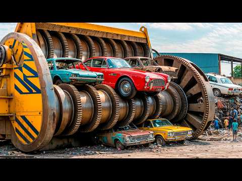 So wird's gemacht. Wie aus 40 Mio. Schrottautos neue Wolkenkratzer entstehen! 🚗♻️🏙️