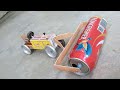 How To Make Matchbox Road Roller Leveling Machine Diy Mini Road Roller Mini Roller Make Rolled