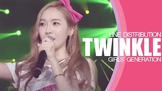 TWINKLE - GIRLS' GENERATION  (OT9) (LINE DISTRIBUTION)
