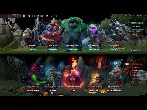 Liquid vs Evil Geniuses Game 2 -- DOTA 2 The International 2019