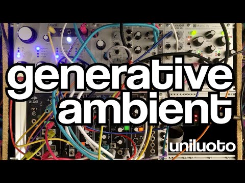 Mutable Instruments Marbles & Make Noise 0-coast Eurorack generative ambient patch
