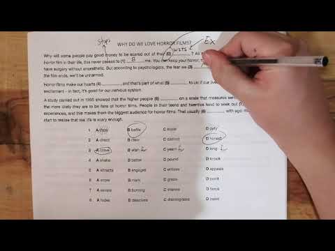 CAE multiple-choice cloze