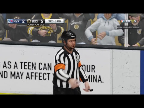 NHL 19 Rangers VS Bruins