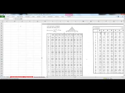 The Normal Distribution Tables and Black Scholes Model (1973)