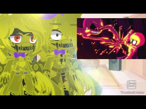 Demented Animatronics react Gildedguy vs Bog - Story #4 (Full Animated Fight)