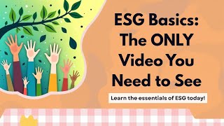 E S G BASICS : The ONLY Video You Need to see #viral #environment #environmentalimpact