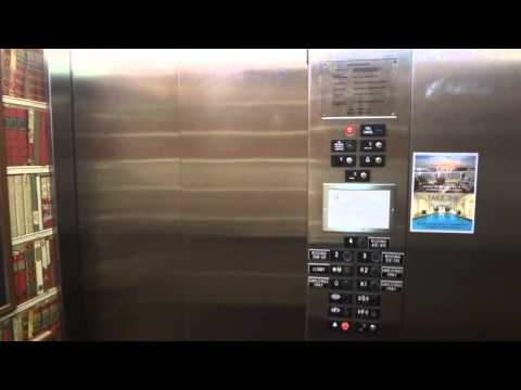 Very Cool US Hydraulic Elevator with Side Door at The Vanderbilt Grace Hotel, Newport, RI