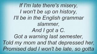 Steve Martin - Late For School Lyrics