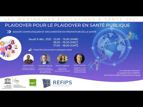 Plaidoyer pour le plaidoyer en santé publique  - Savoir communiquer en promotion de la santé