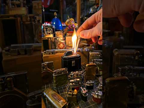 Various old lighters from the collection #discover #vintage #design