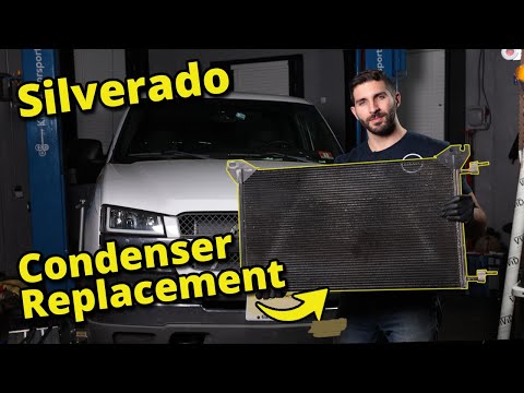 How to Replace 2004 Silverado AC Condenser - Sierra 4.8L 5.3L Tahoe Yukon Savana Avalanche Suburban