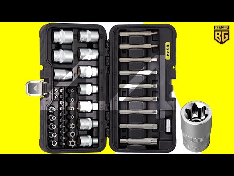 Миниатюра изображения товара Набор бит BERGER Torx Киль / BG044-1214 (44 предмета)