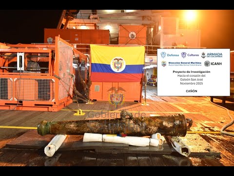 Avanza recuperación del galeón San José con extracción de cinco piezas históricas
