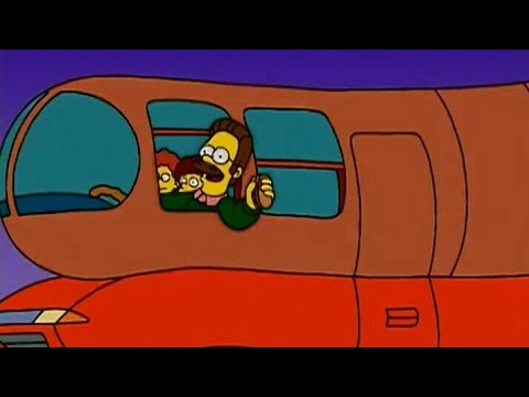 The Simpsons - Flanders Wins Money and Drive Wiener...