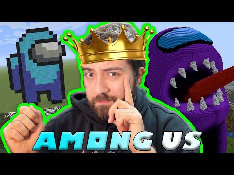 😈 AMONG US KARAKTERLERİ YAPTIK 😈 | Minecraft Gartic Phone | YENİ MİNİGAME YAPTIK 😲