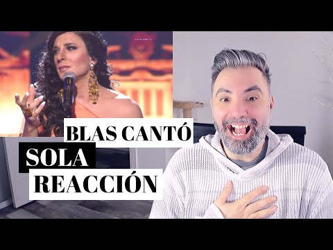 BLAS CANTÓ - SOLA (REACCIÓN): el guapo imita a Diana Navarro