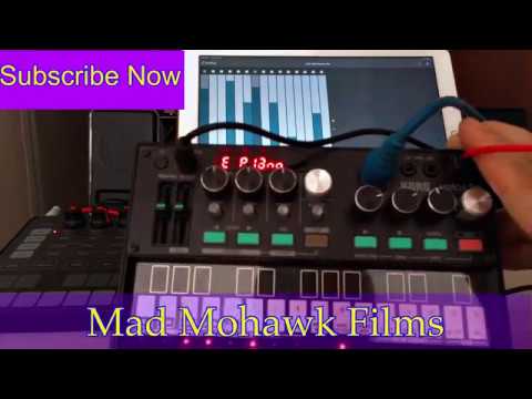 StepBud AUV3 Step Sequencer for IOS controlling an Uno Synth and a Volca FM