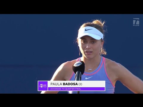 Paula Badosa vs Elizabeth Mandlik WTA Tennis Live Silicon Valley San Jose
