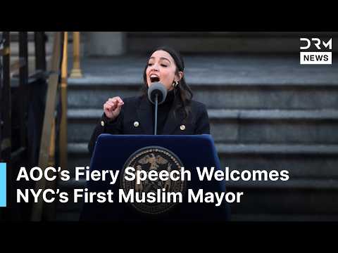 “We Chose Courage Over Fear”, AOC's Full Speech at Zohran Mamdani's Historic Inauguration | AC1G