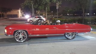 Veltboy314 - Blood Red &#39;71 Vert On 26&quot; Cor Forged Wheels - Sonic Sunday Hangout 7-22-18