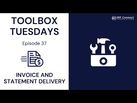 Toolbox Tuesday - Episode 37: Invoice and Statement Delivery for D365 Business Central