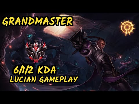 Luger (LUCIAN) vs XAYAH - 6/1/2 KDA BOTTOM ADC GAMEPLAY - EUW Ranked GRANDMASTER v9.6