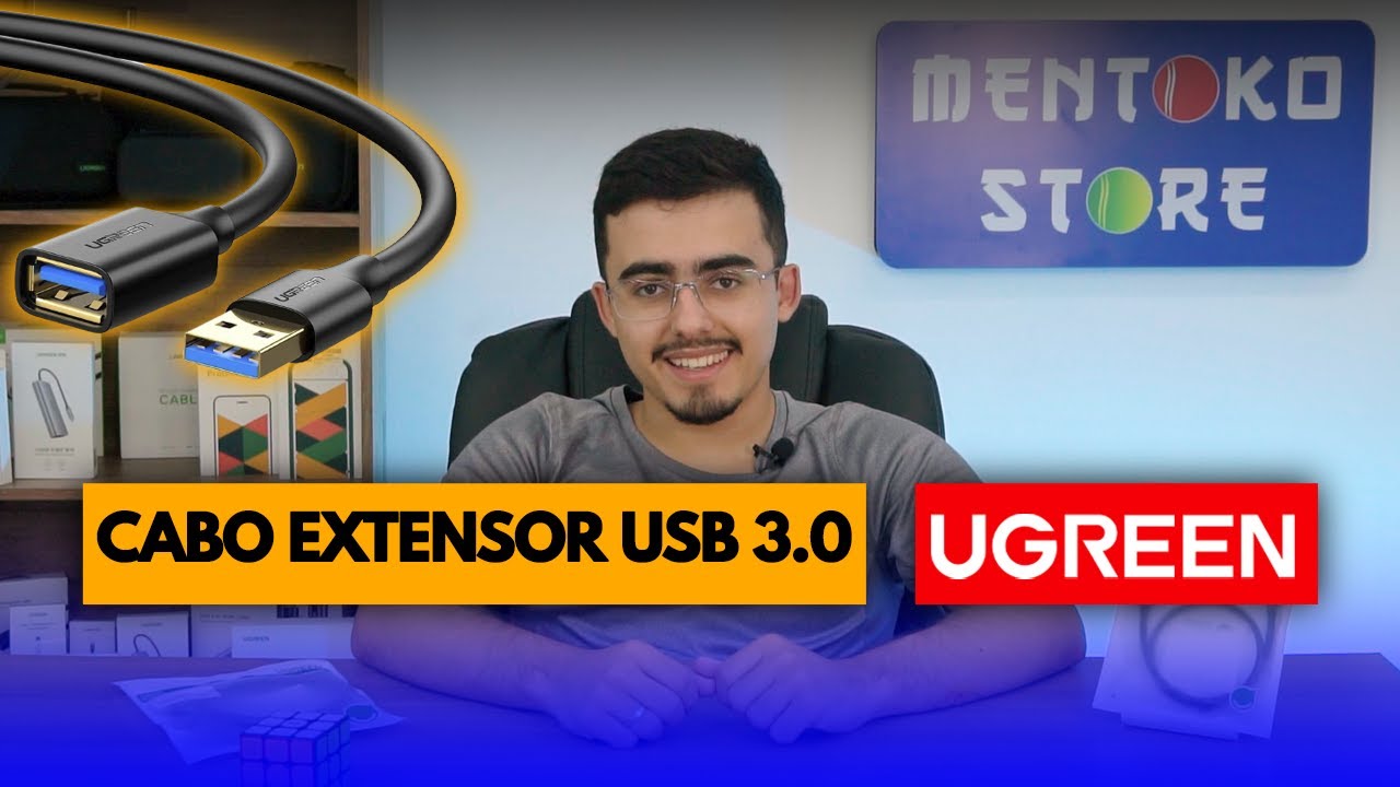 Watch Now UGREEN Cabo Extensor Usb 3.0 - Unboxing UGREEN Cabo Extensor Usb 3.0 - Unboxing