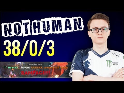 MIRACLE IS NOT HUMAN - Miracle Outworld Devourer Rampage 38/0 Kill Dota 2