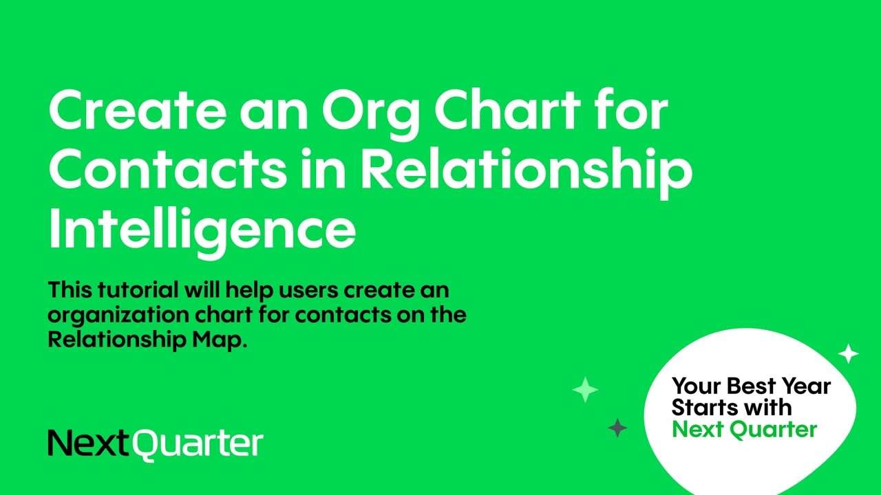 Create an Org Chart for Contacts